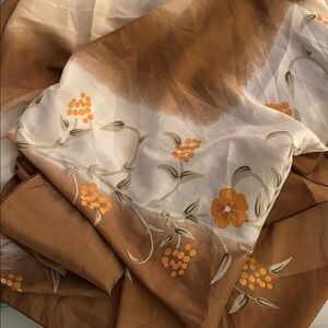 Vintage silk scarf large square…apx42x42”